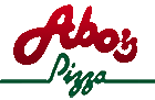 Abo's Pizza Logo